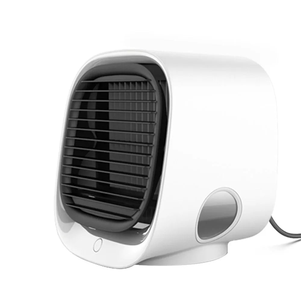 Vibe Geeks USB Mini Air Conditioner Air Cooling Fan for Home and Office