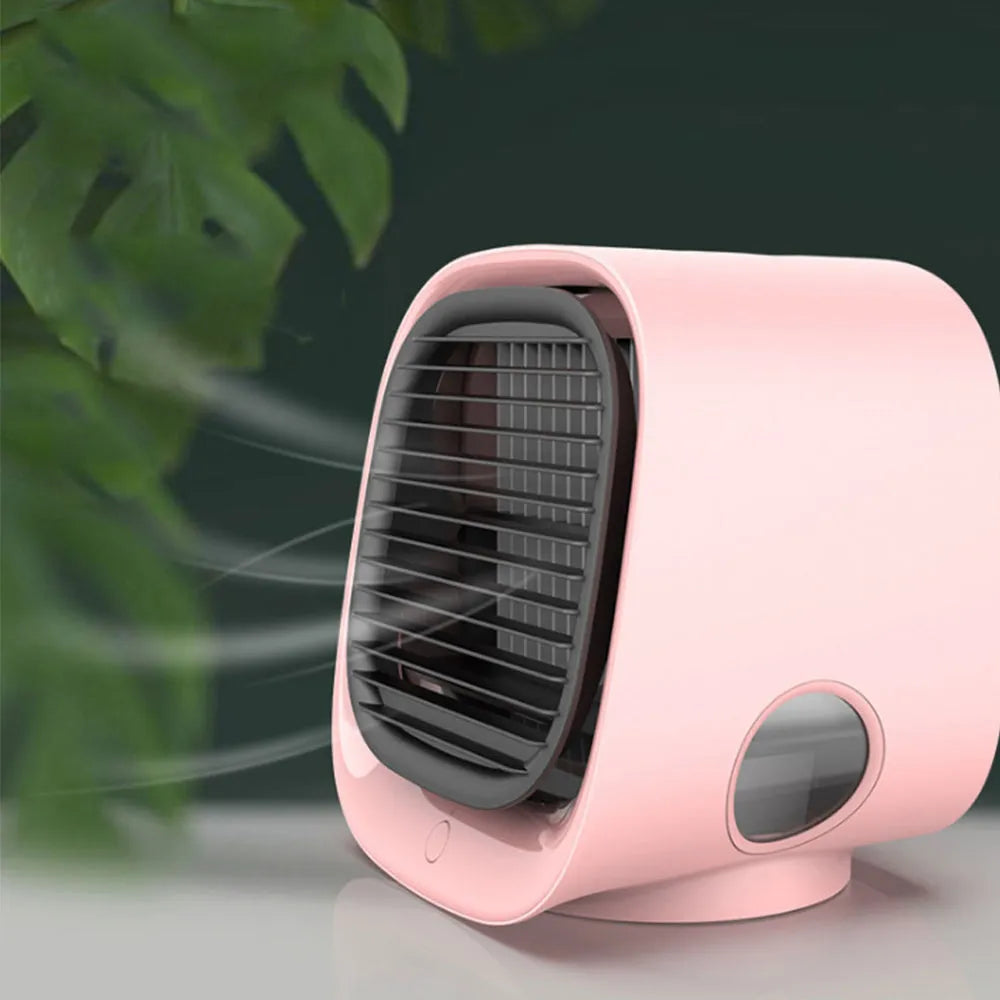 Vibe Geeks USB Mini Air Conditioner Air Cooling Fan for Home and Office